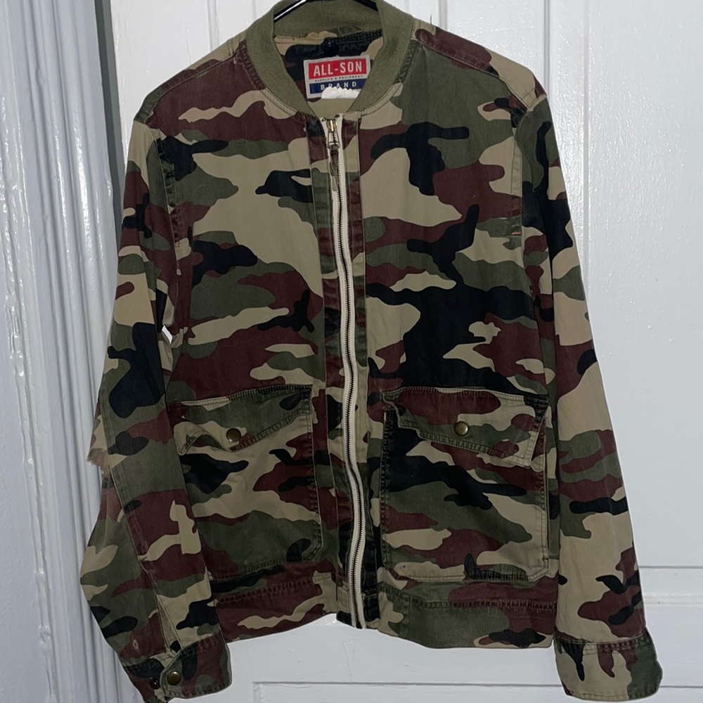 H&M army fatigue jacket